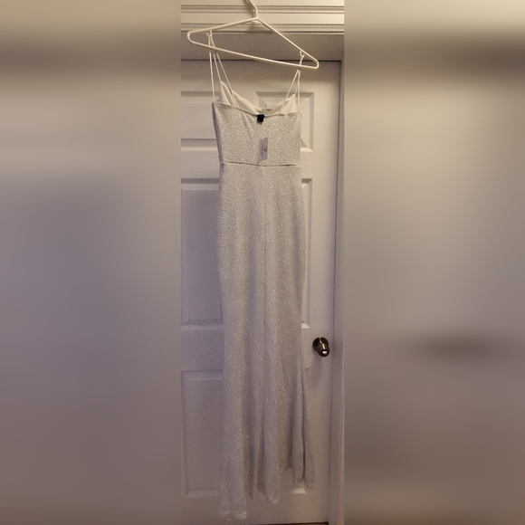 Erica Cowl Neck Mermaid Glitter Formal Dress - Picture 7 of 7